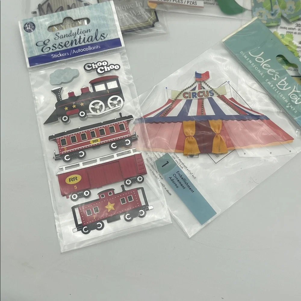 Children’s Assorted Scrapbooking Supplies Embellishments Stickers New